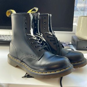 Dr. martins worn twice, brand new black boots
